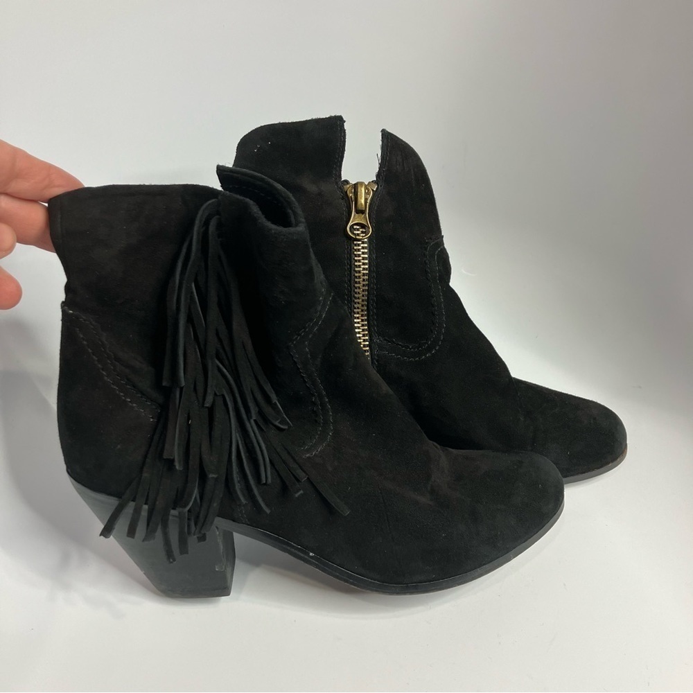 Sam Edelman‎ Louie fringe booties size 10